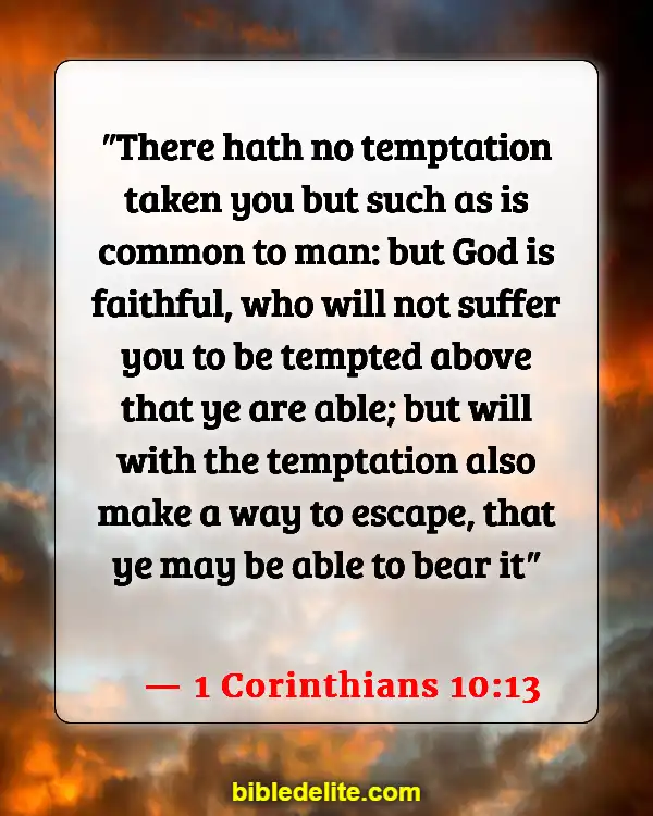 Bible Verses To Read When Feeling Defeated (1 Corinthians 10:13)