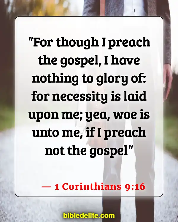 Bible Verses About Sharing Your Faith With Others (1 Corinthians 9:16)