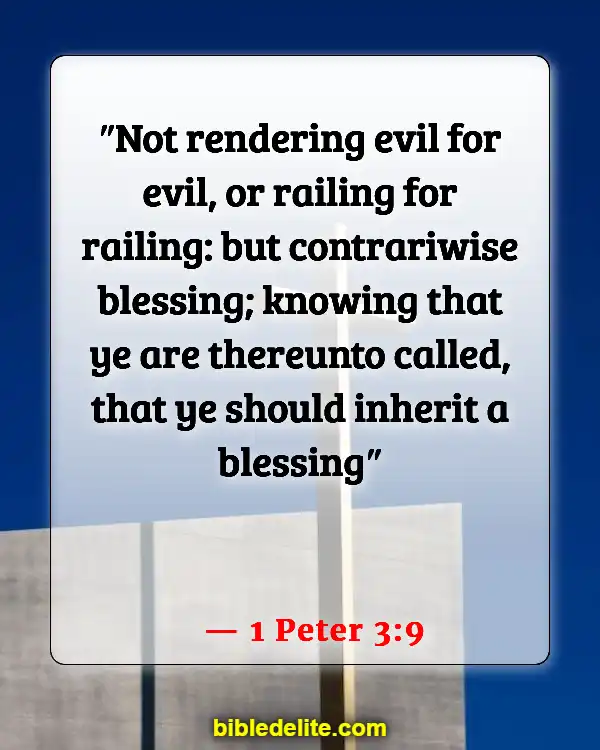 Bible Verses About God Destroying Your Enemies (1 Peter 3:9)