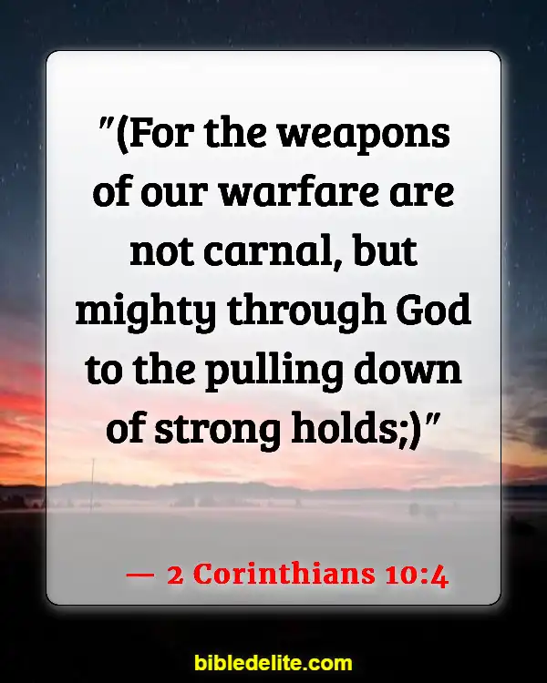 Bible Verses About Victory In The Name Of Jesus (2 Corinthians 10:4)