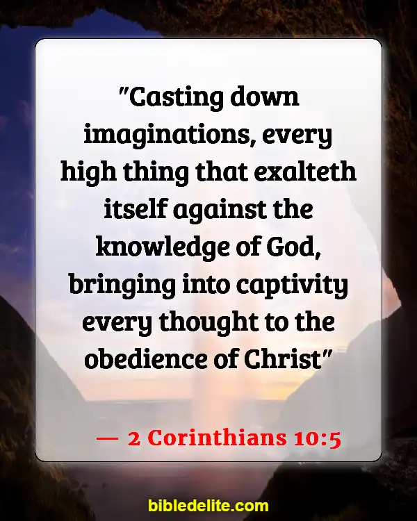 Bible Verses About Fixing My Eyes On Jesus (2 Corinthians 10:5)