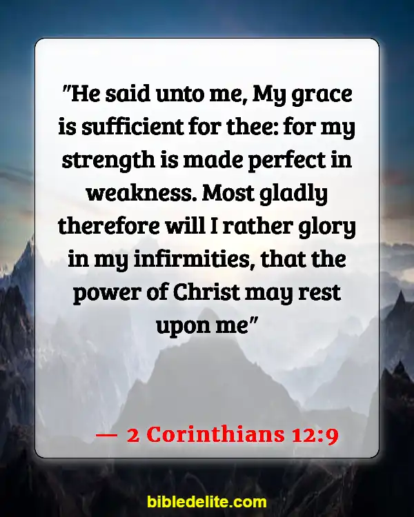 Bible Verses About Rebuilding Yourself (2 Corinthians 12:9)
