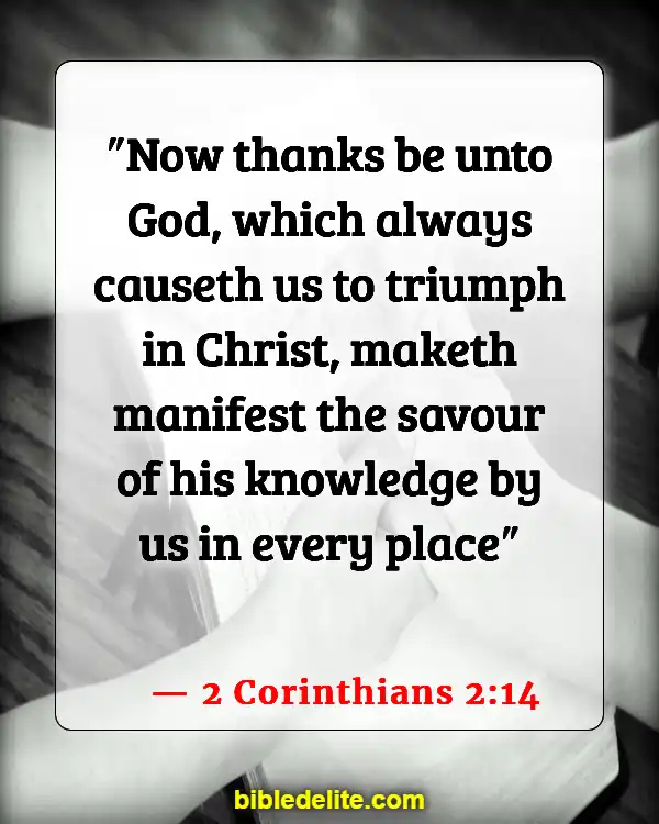 Bible Verses About Victory In The Name Of Jesus (2 Corinthians 2:14)