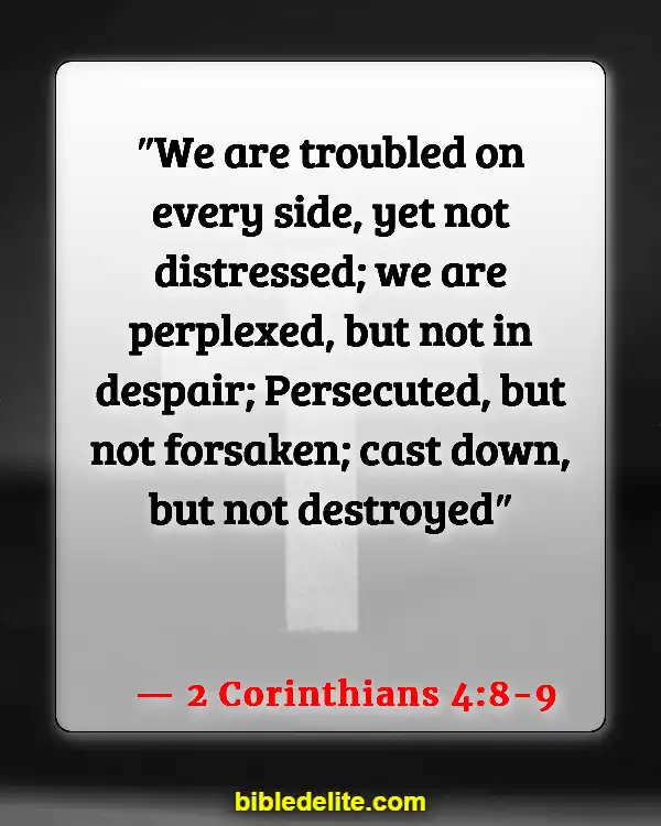 Bible Verses About Victory In The Name Of Jesus (2 Corinthians 4:8-9)