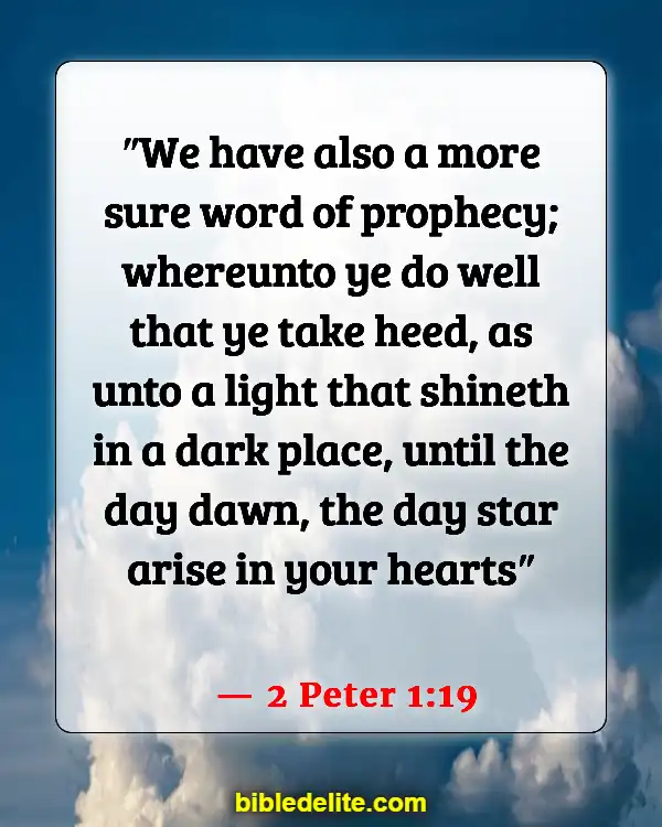 Bible Verses About Fixing My Eyes On Jesus (2 Peter 1:19)