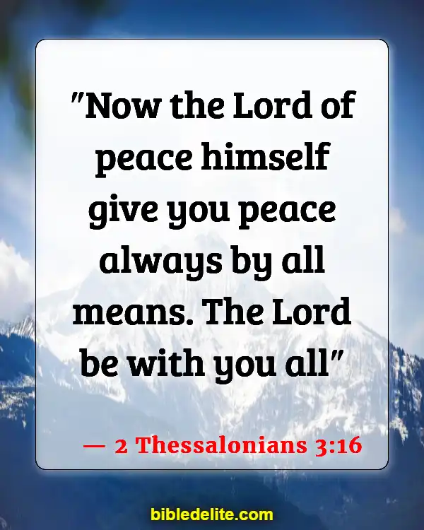 Bible Verses To Protect Your Home From Evil Spirits (2 Thessalonians 3:16)