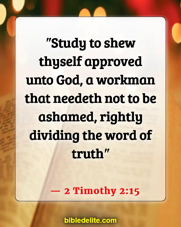 Bible Verses About Doing Mission Work (2 Timothy 2:15)