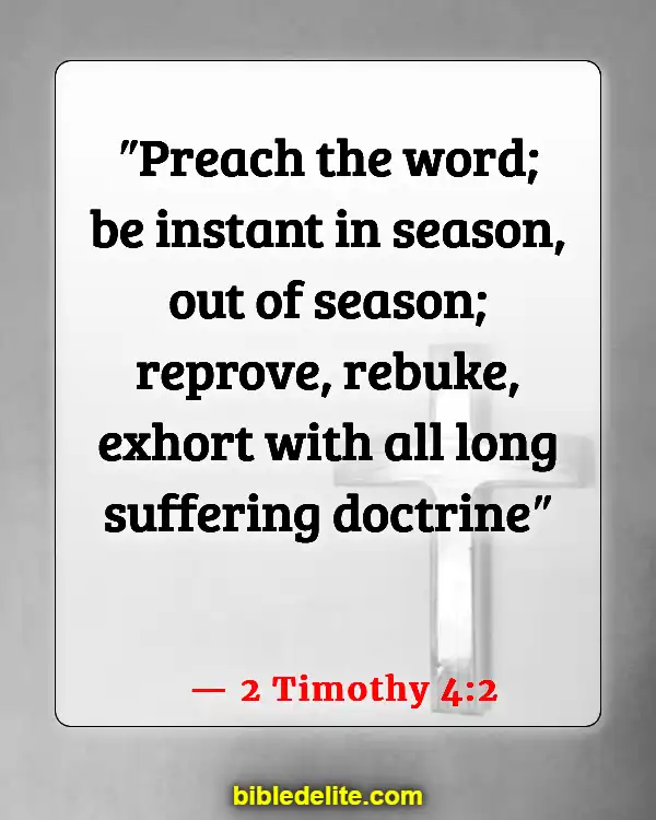Bible Verses About Leading Others To God (2 Timothy 4:2)