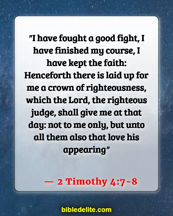 Bible Verses About Fixing My Eyes On Jesus (2 Timothy 4:7-8)
