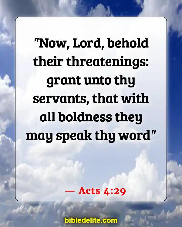 Bible Verses About Leading Others To God (Acts 4:29)