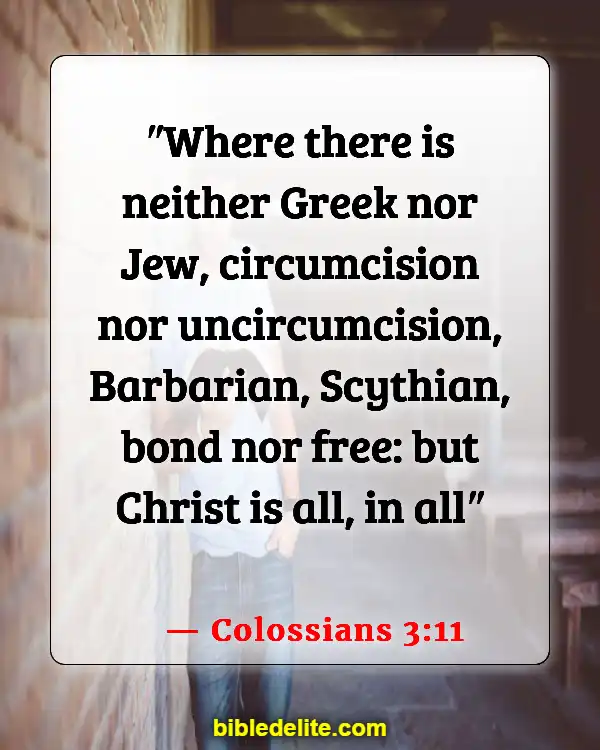 Bible Verses About Treating Others With Dignity And Respect (Colossians 3:11)