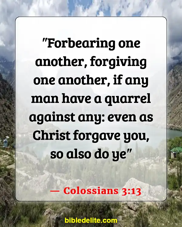 Bible Verses About Brothers And Sisters In Christ (Colossians 3:13)