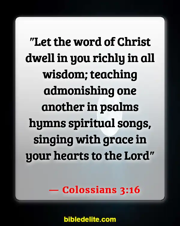 Bible Verses About The Devil Stealing Your Joy (Colossians 3:16)