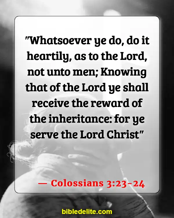 Bible Verses To Encourage Church Workers (Colossians 3:23-24)