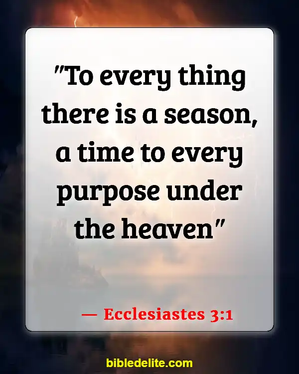 Bible Verses About Being Emotionally Drained (Ecclesiastes 3:1)