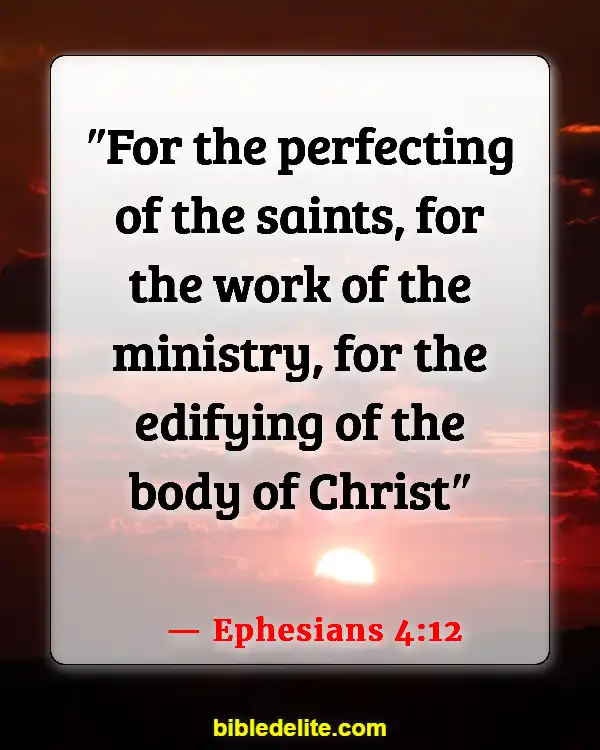 Bible Verses About Leading Others To God (Ephesians 4:12)