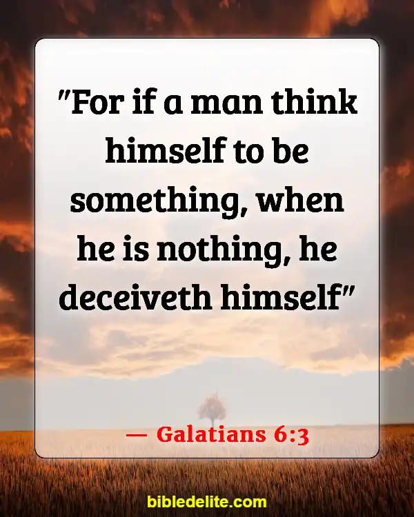 Bible Verses About Going To Church For The Wrong Reasons (Galatians 6:3)