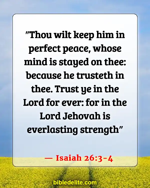 Bible Verses About God Directing Your Path (Isaiah 26:3-4)