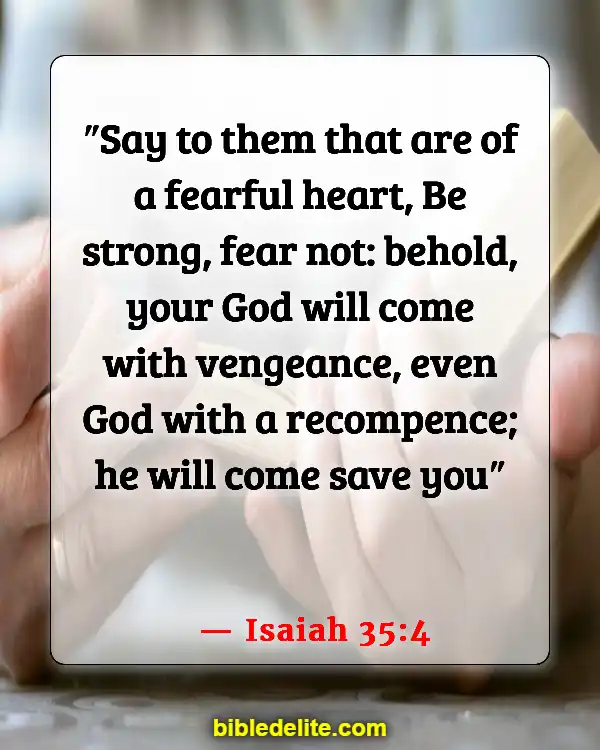 Bible Verses About God Destroying Your Enemies (Isaiah 35:4)