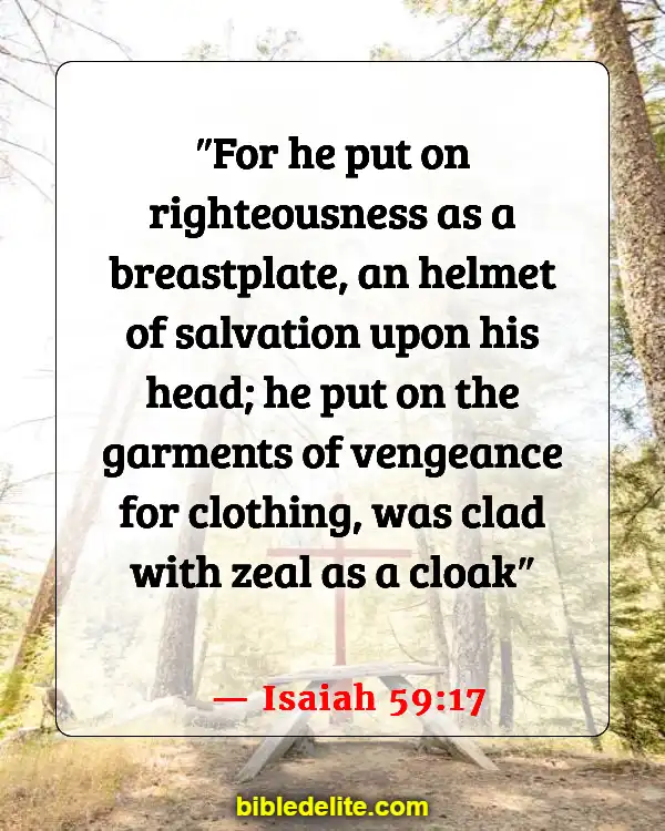 Bible Verses On How To Overcome The Devil (Isaiah 59:17)