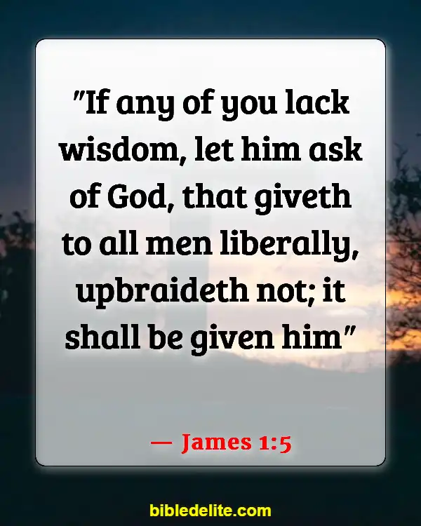 Encouraging Bible Verses For Backsliders (James 1:5)