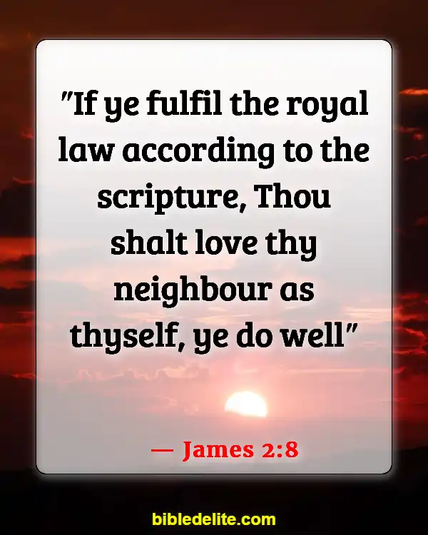 Bible Verses About Spreading God's Love (James 2:8)