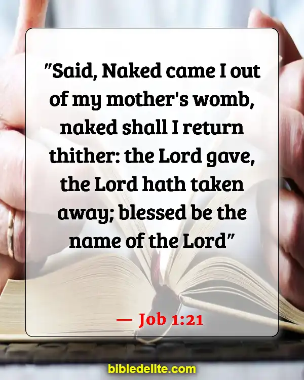 Bible Verses About Physical Pain And Healing (Job 1:21)