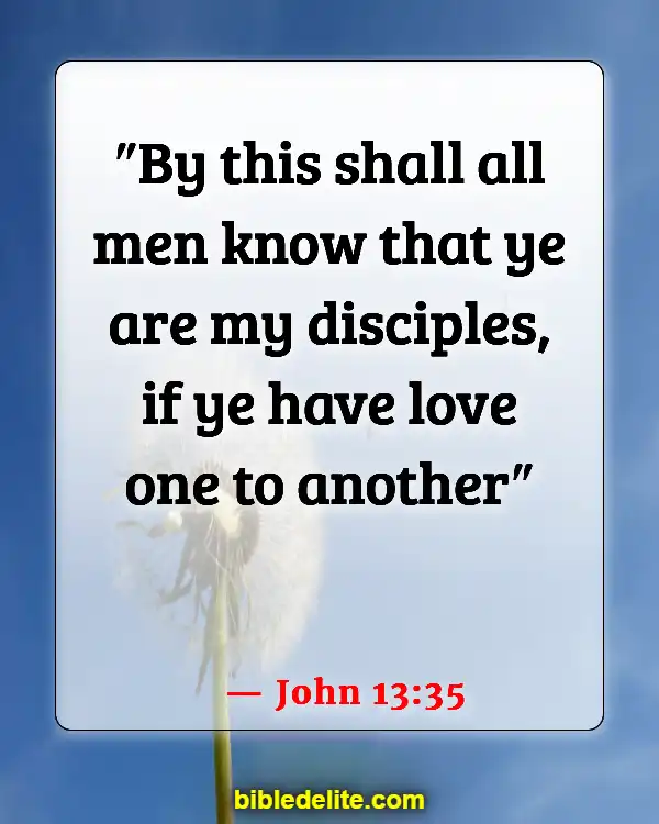 Bible Verses About Leading Others To God (John 13:35)