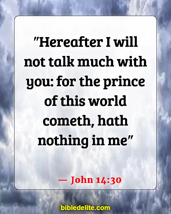 Bible Verses About The Devil Stealing Your Joy (John 14:30)