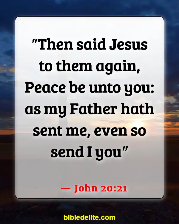 Bible Verses About Jesus Teaching His Disciples (John 20:21)