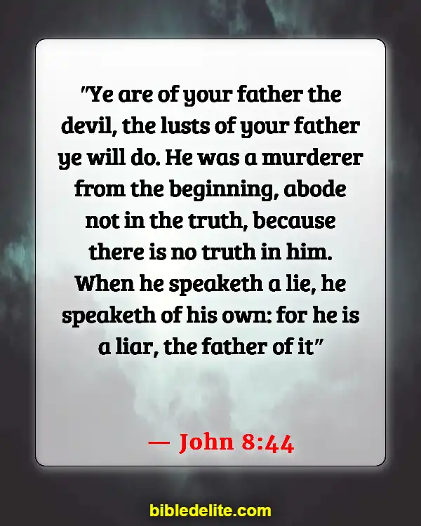 Bible Verses About The Devil Stealing Your Joy (John 8:44)