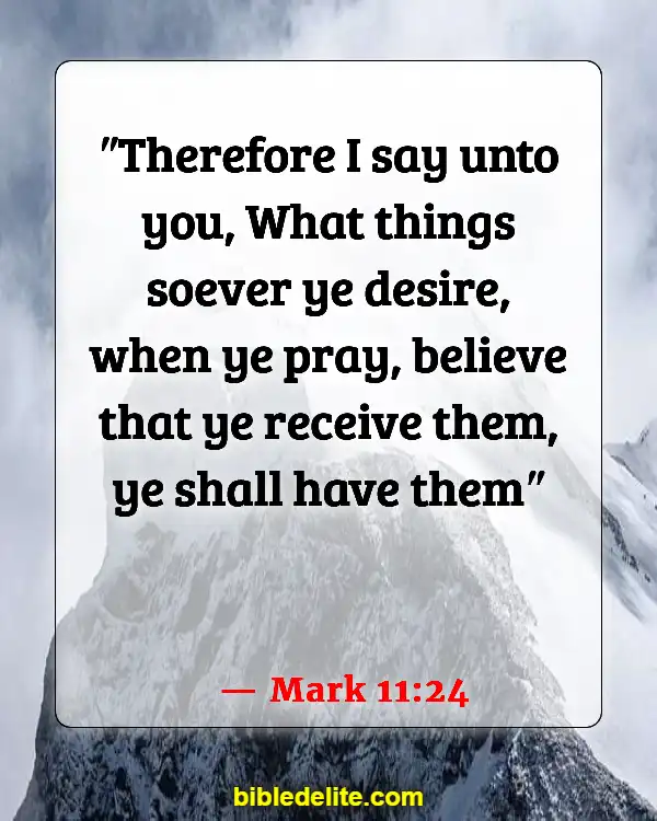 Bible Verse About Expecting Great Things (Mark 11:24)