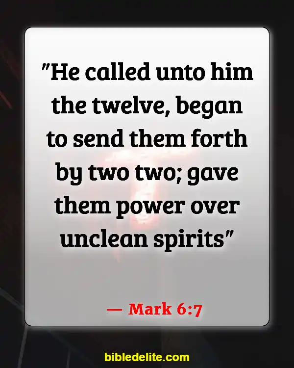 Bible Verses About Jesus Teaching His Disciples (Mark 6:7)