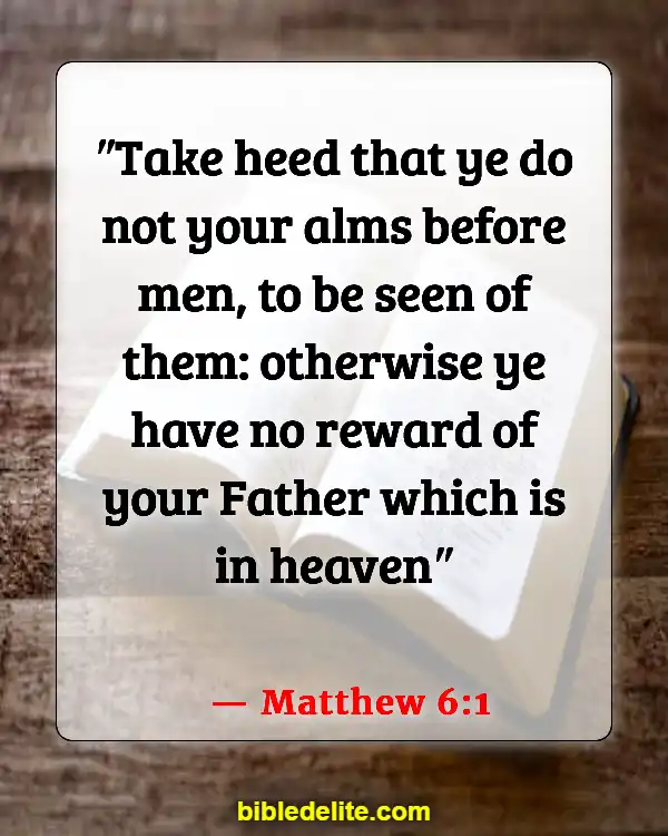 Bible Verses About Going To Church For The Wrong Reasons (Matthew 6:1)