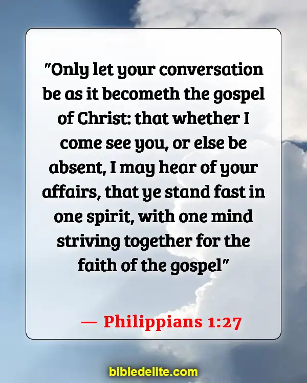 Bible Verses About Leading Others To God (Philippians 1:27)