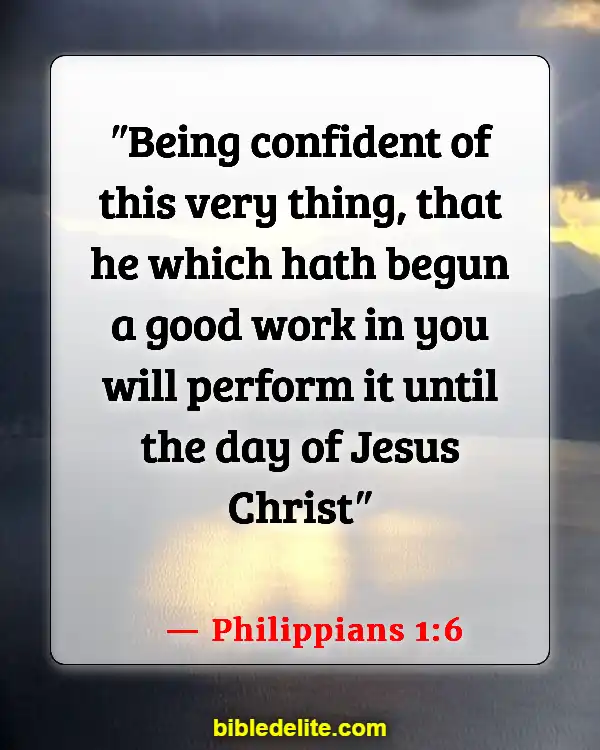 Encouraging Bible Verses For Backsliders (Philippians 1:6)