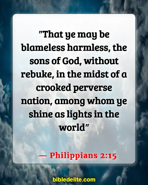 Bible Verse About Being Set Apart From The World (Philippians 2:15)