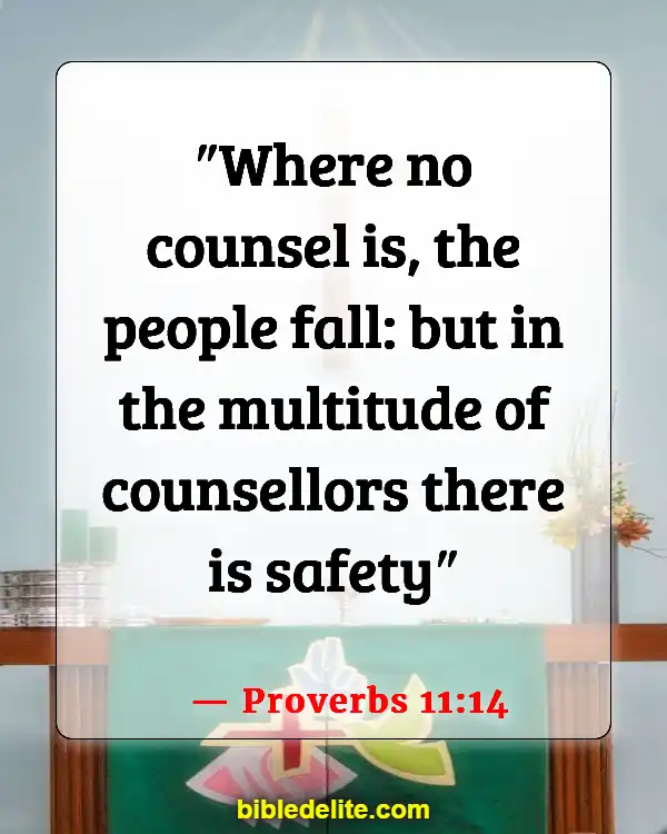 Bible Verses About God Directing Your Path (Proverbs 11:14)