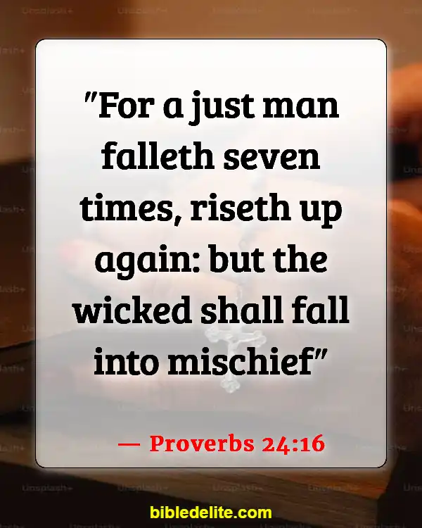 Bible Verses About Rebuilding Yourself (Proverbs 24:16)