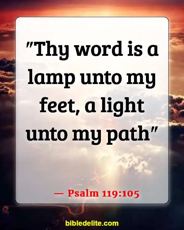 Bible Verses About Fixing My Eyes On Jesus (Psalm 119:105)