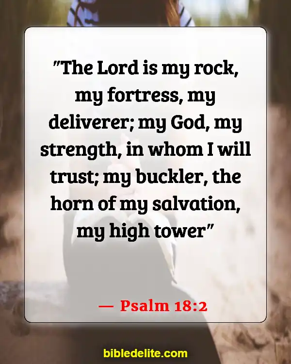 Bible Verses To Read When Feeling Defeated (Psalm 18:2)