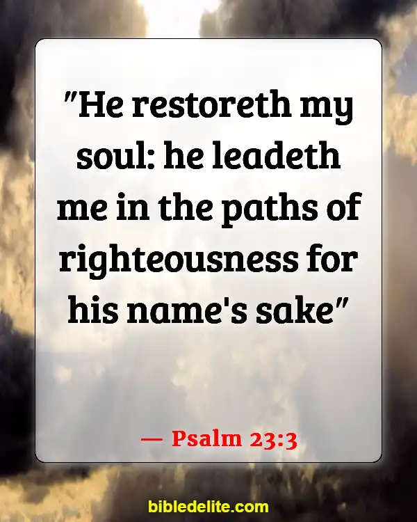 Bible Verses To Encourage Church Workers (Psalm 23:3)
