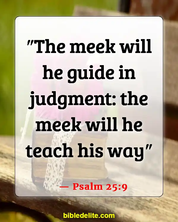 Bible Verses About God Directing Your Path (Psalm 25:9)