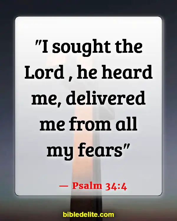 Bible Verses When You Need Encouragement (Psalm 34:4)