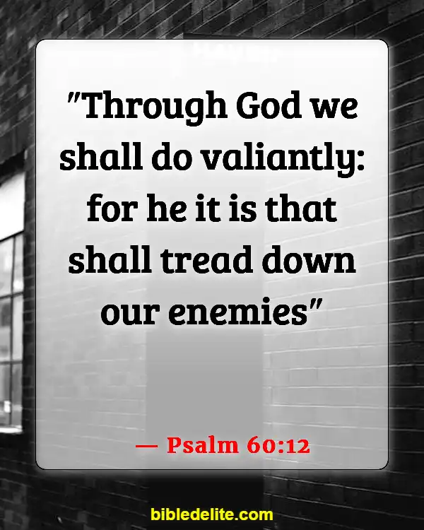 Bible Verses About Victory In The Name Of Jesus (Psalm 60:12)