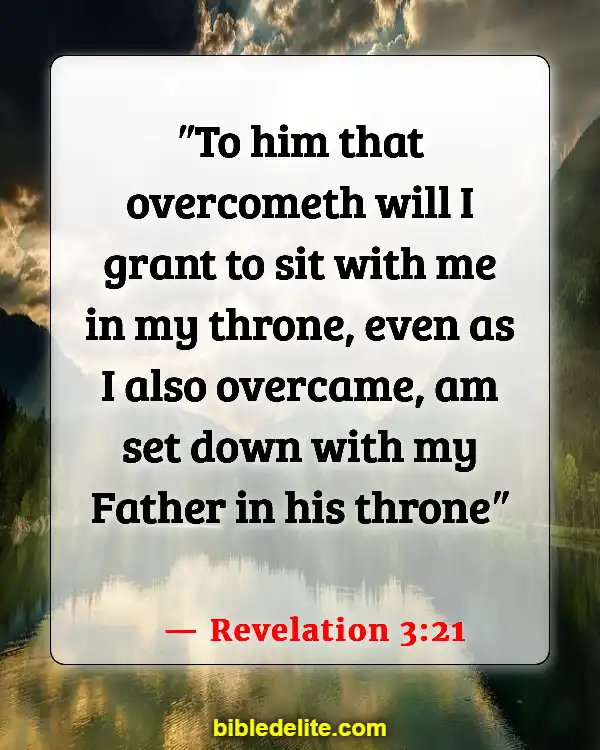 Bible Verse About Being Set Apart From The World (Revelation 3:21)