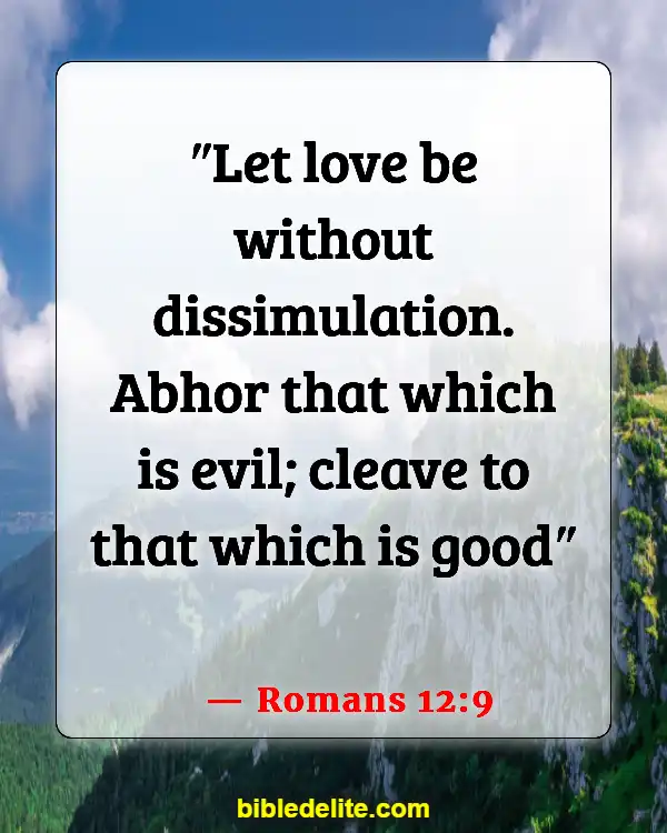 Bible Verses About Spreading God's Love (Romans 12:9)