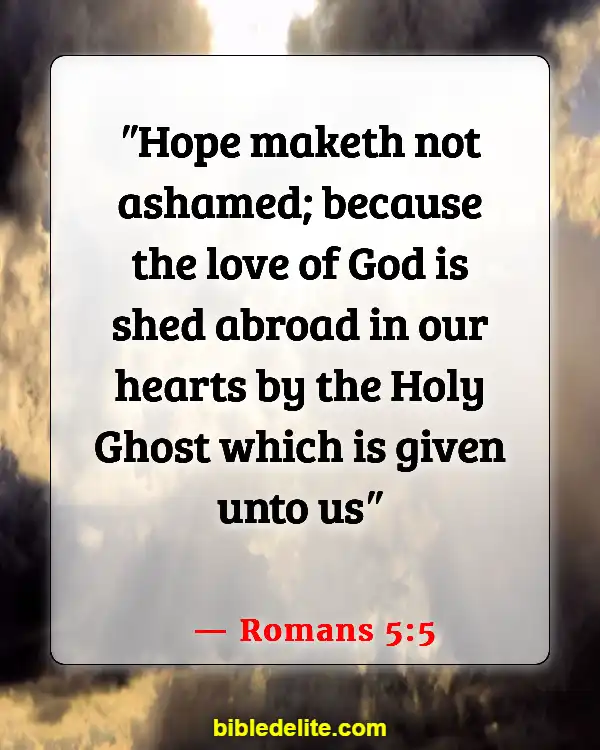 Bible Verses To Read When Feeling Defeated (Romans 5:5)