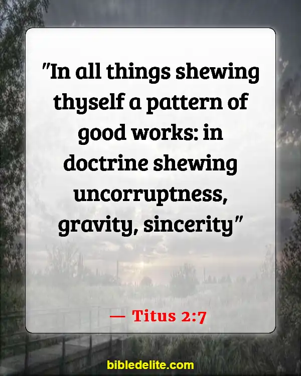 Bible Verses About Standing Up For What Is Right (Titus 2:7)